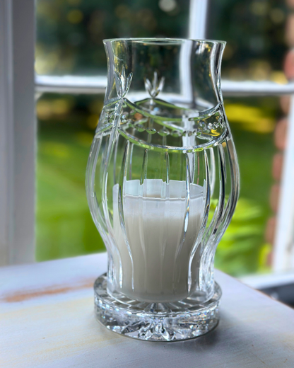 Hand Cut Crystal Hurricane