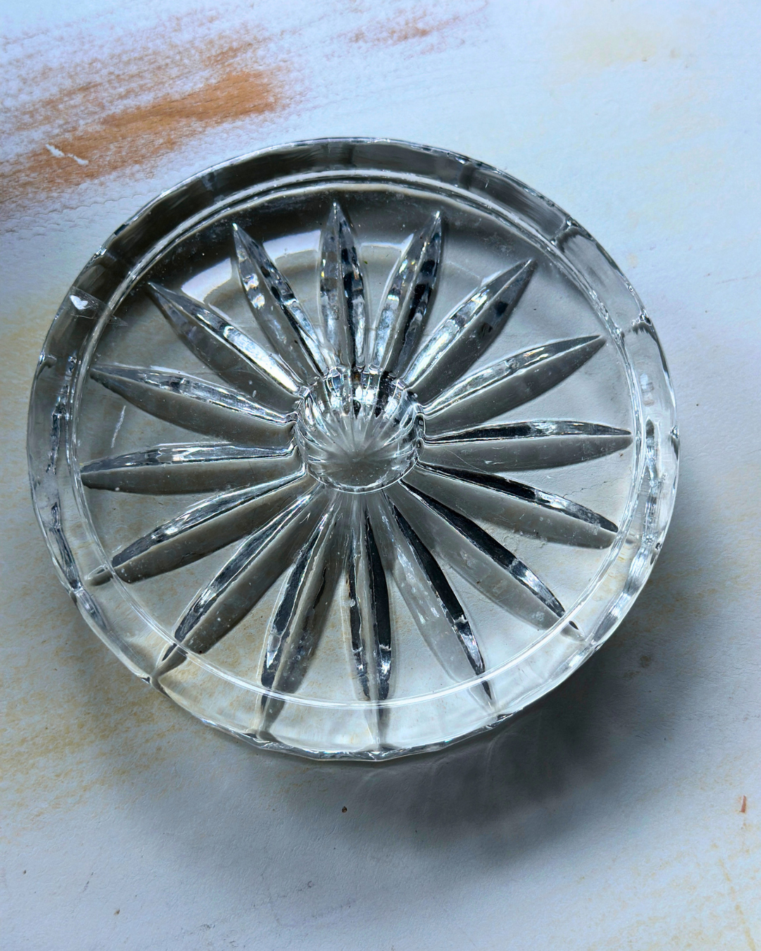 Hand Cut Crystal Hurricane