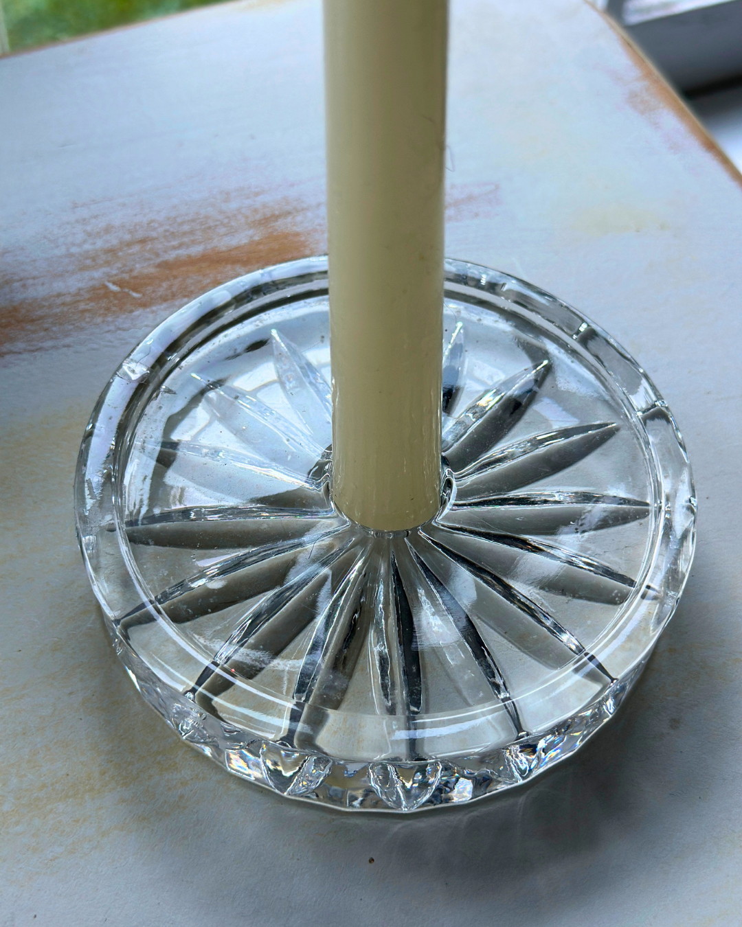 Hand Cut Crystal Hurricane