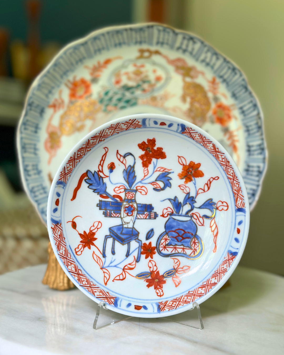 Antique Japanese Imari Porcelain Plate
