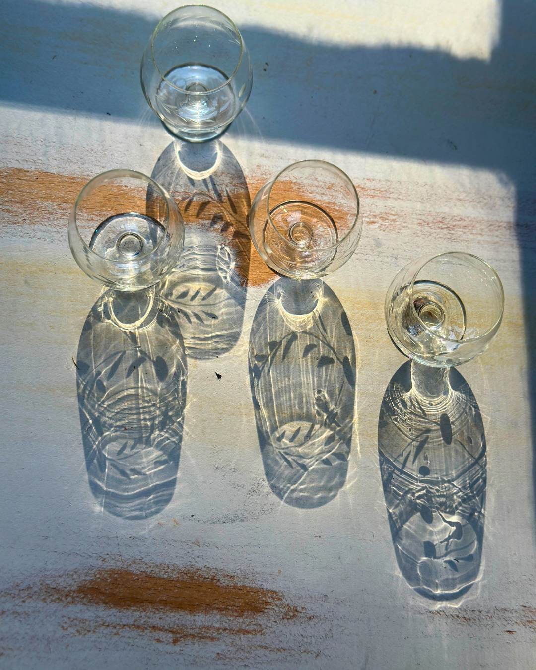 Vintage Miniature Brandy Snifters (Set of 4)