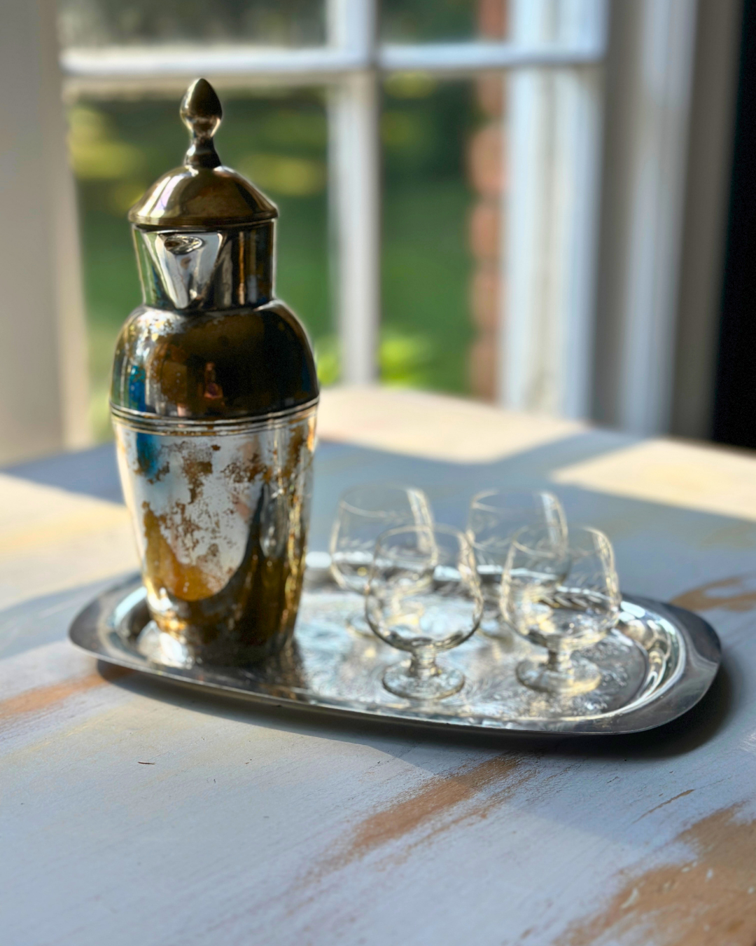 Vintage Miniature Brandy Snifters (Set of 4)