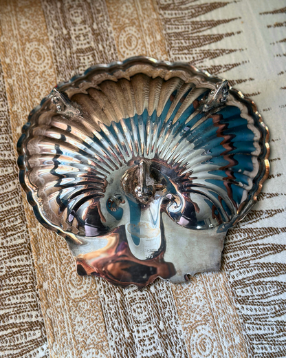 Reed & Barton Silver-Plated Grape Shell Dish
