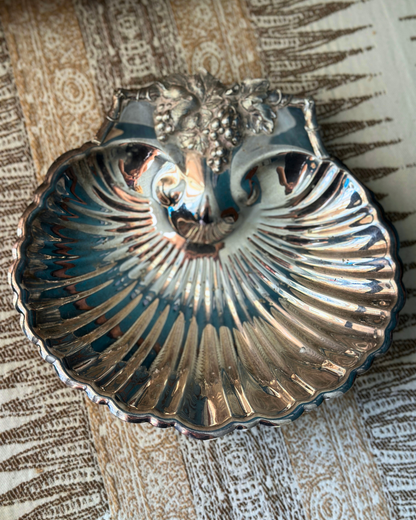 Reed & Barton Silver-Plated Grape Shell Dish