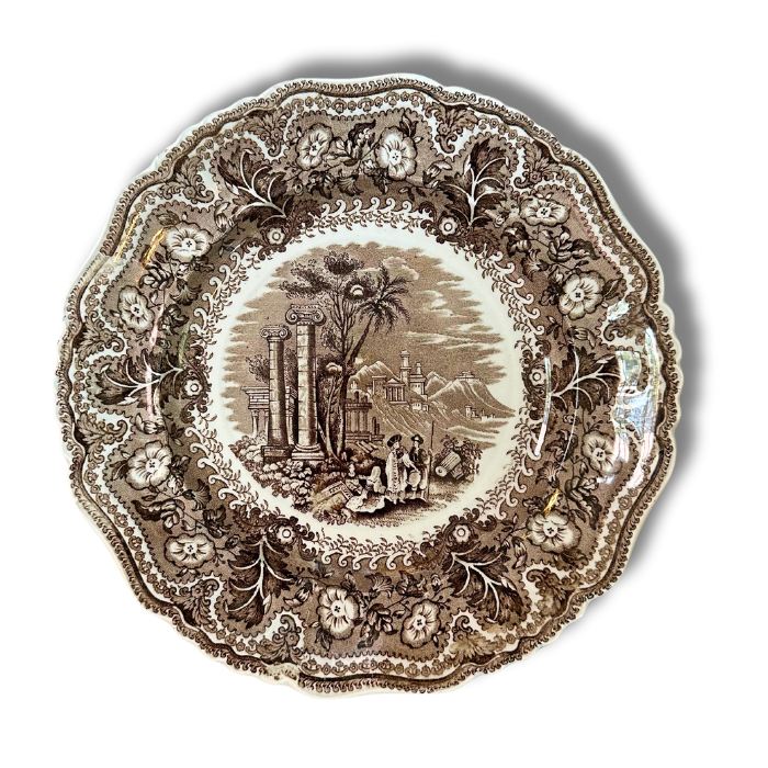 Staffordshire Acropolis Plate