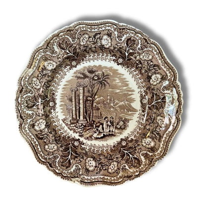 Staffordshire Acropolis Plate