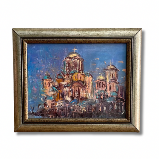 Impressionist Russian Orthodox Church Painting